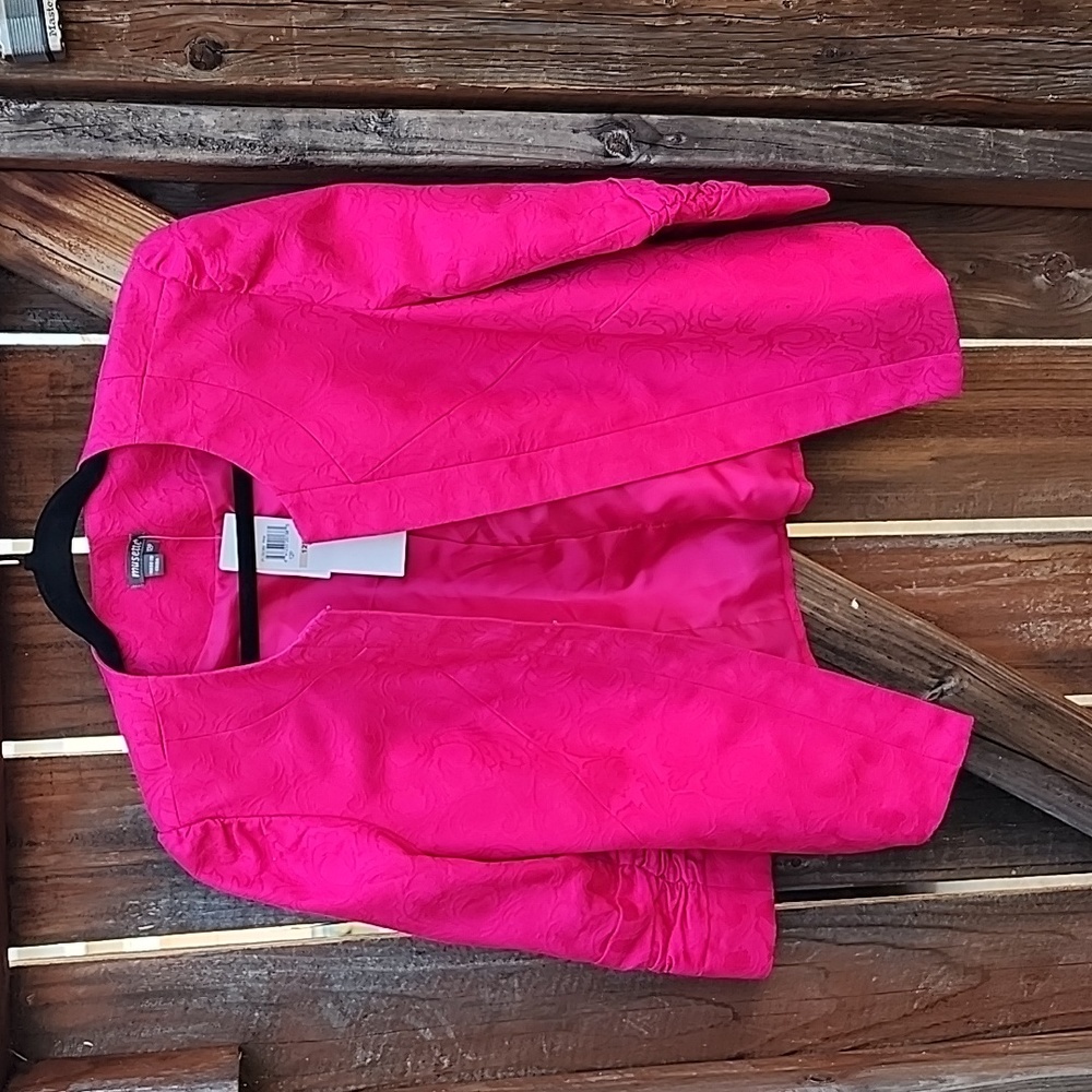 New Musette Hot Pink Blazer, NWT, Size 12P
